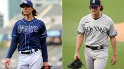 Tyler Glasnow (left) and Gerrit Cole. (Getty)