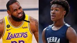 The internet refuses to forget about Bronny James' alleged hack. (Getty)