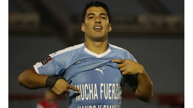 Luis Suárez is the all-time South American World Cup qualifying goal scorer. (Getty)