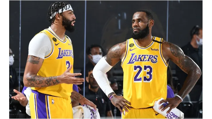 The Lakers hold a 3-1 lead in the NBA Finals. (Getty)