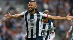 Monterrey's defender Nicolás Sánchez celebrates after scoring a goal (Getty).