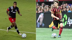 Ola Kamara (left) and Emerson Hyndman. (Getty)
