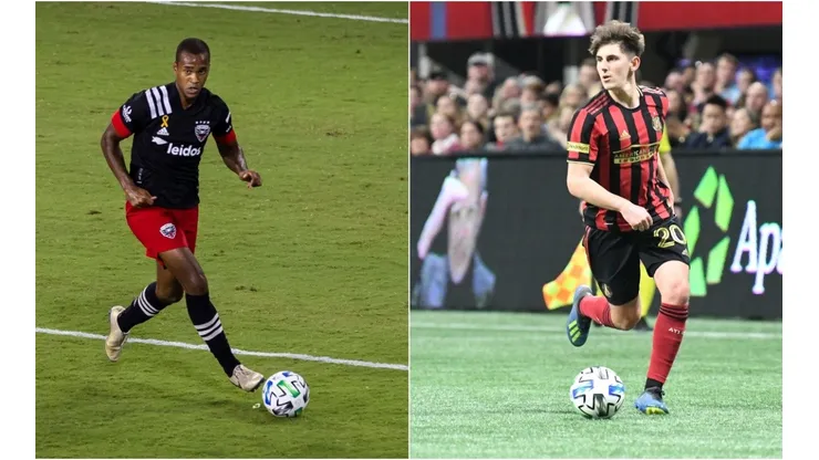 Ola Kamara (left) and Emerson Hyndman. (Getty)