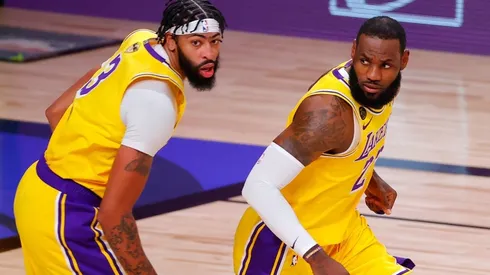 LeBron and Davis have fit perfectly together. (Getty)