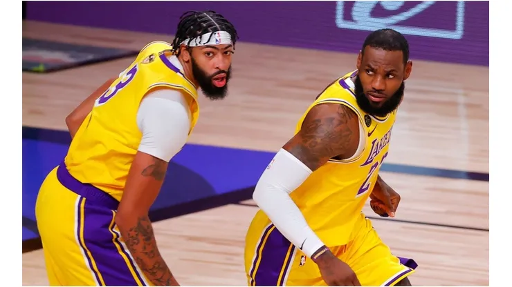 LeBron and Davis have fit perfectly together. (Getty)