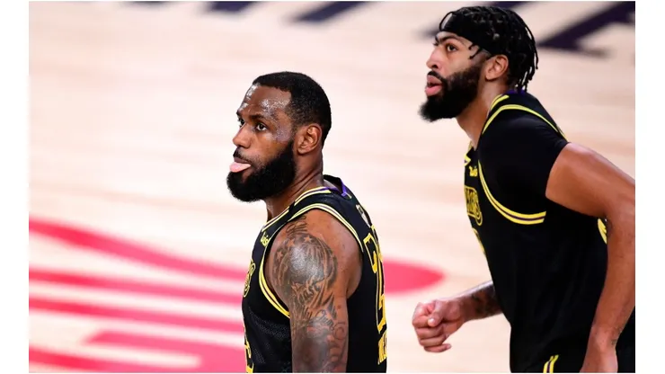 Davis and James dominated the Heat. (Getty)