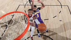 The Lakers knocked out the Blazers in the first round. (Getty)