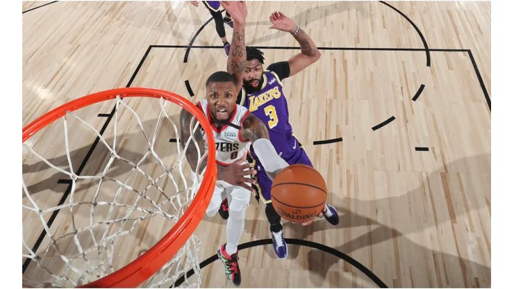 The Lakers knocked out the Blazers in the first round. (Getty)