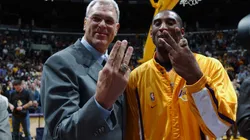 Phil Jackson and Kobe Bryant won 5 NBA titles together. (Getty)