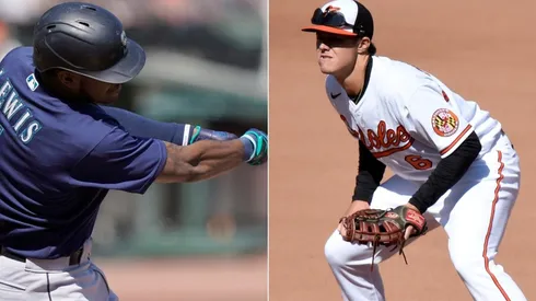 Kyle Lewis (left) and Ryan Mountcastle. (Getty)