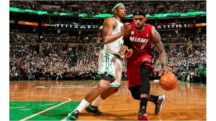 Pierce and LeBron hate each other. (Getty)