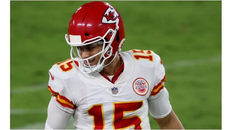 Mahomes and the Chiefs are 3-0 to start the season. (Getty)