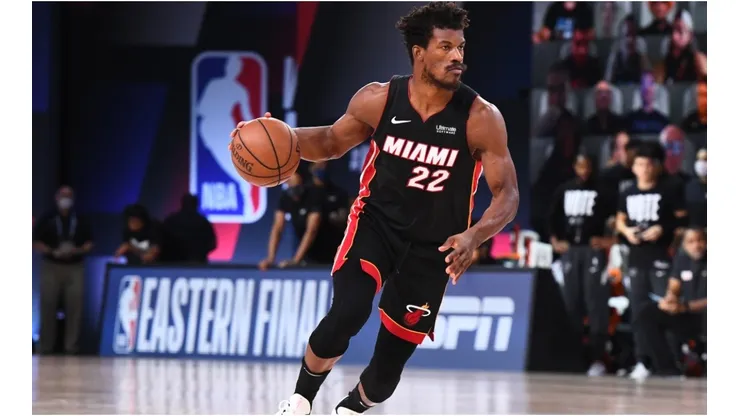 Jimmy Butler will make his first appearance in the NBA Finals. (Getty)