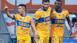 Tigres players celebrate against Monterrey (Getty).