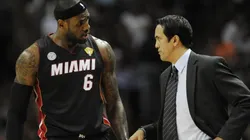 Spoelstra coached LeBron for 4 years. (Getty)