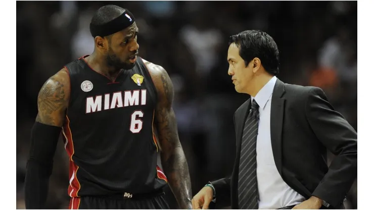 Spoelstra coached LeBron for 4 years. (Getty)
