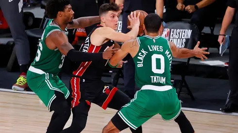 Tyler Herro torched the Celtics for 37 points.