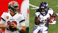 Tom Brady (left) and Melvin Gordon. (Getty)