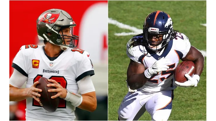 Tom Brady (left) and Melvin Gordon. (Getty)