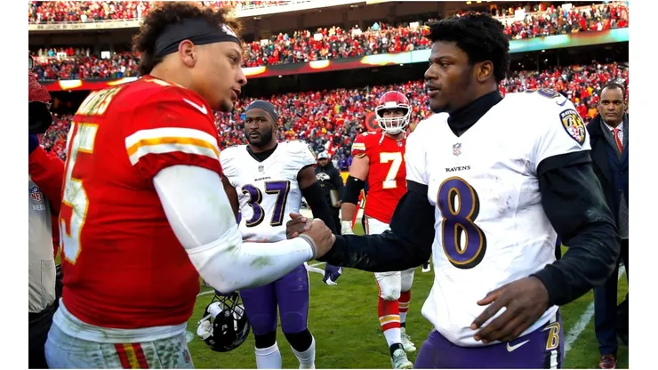 Patrick Mahomes and Lamar Jackson lead the new era of quarterbacks. (Getty)