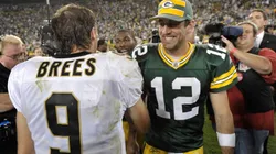 Drew Brees and Aaron Rodgers will face off again. (Getty)