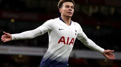 Dele Alli of Tottenham Hotspur celebrates after scoring a goal. (Getty)