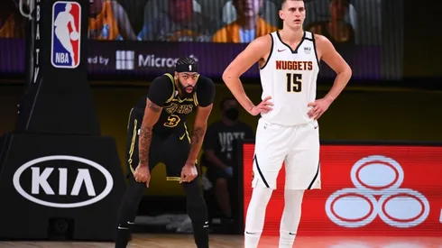 Jokic and Davis went toe-to-toe in Game 1.(Getty)