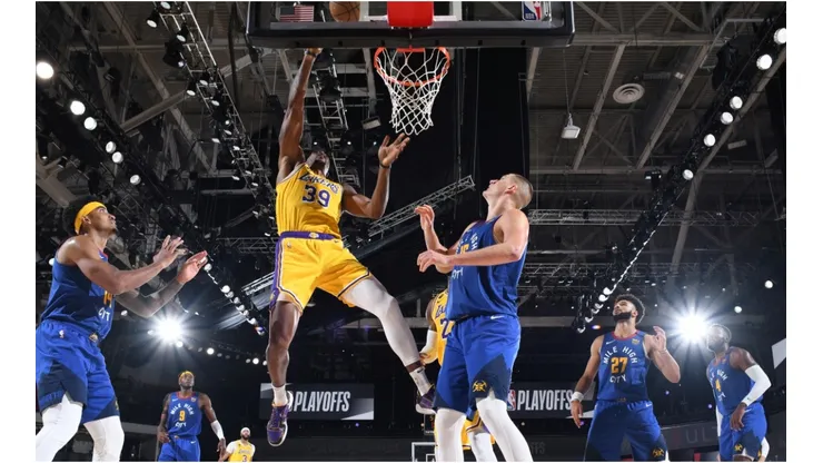 Howard dominated Jokic in Game 1. (Getty)