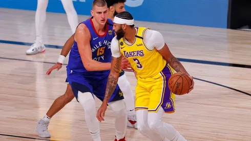 Anthony Davis dominated at will in Game 1. (Getty)