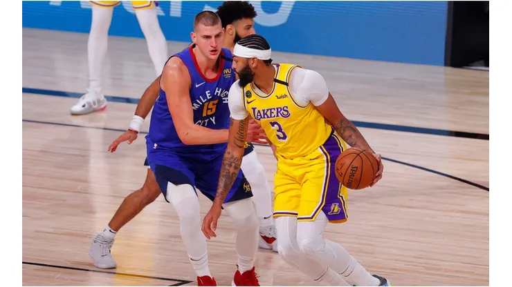 Anthony Davis dominated at will in Game 1. (Getty)