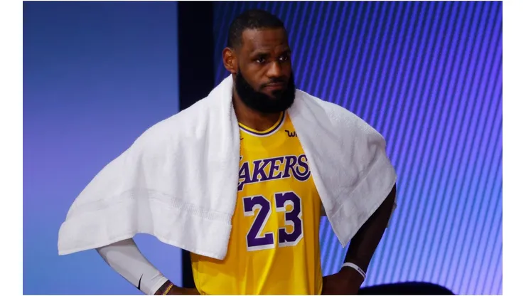 James felt robbed of the MVP. (Getty)