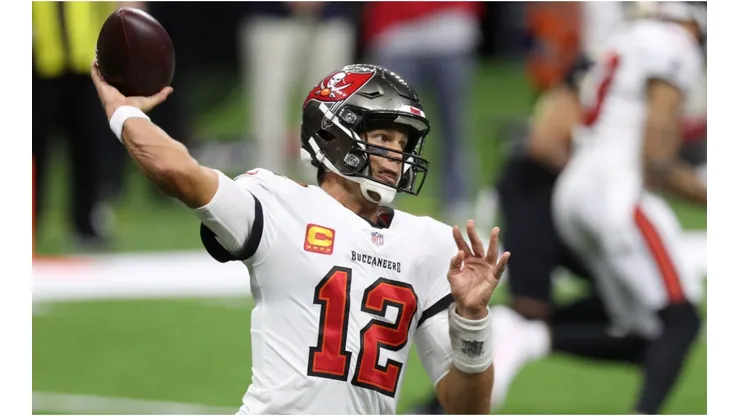 Brady had a subpar debut with the Buccaneers. (Getty)