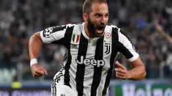 Gonzalo Higuain celebrates his goal for Juventus. (Getty)