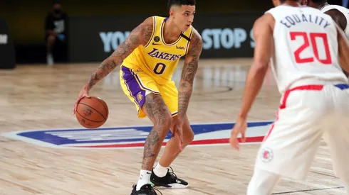 Kuzma and the Lakers will take on the Denver Nuggets. (Getty)
