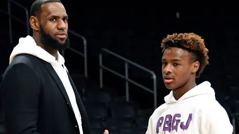 LeBron James will want to have sit-down with Bronny. (Getty)
