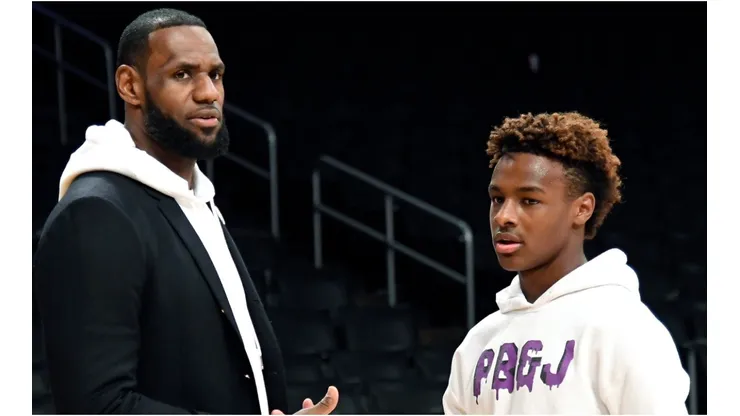 LeBron James will want to have sit-down with Bronny. (Getty)