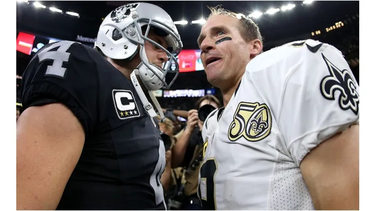 Derek Carr and New Orleans Saints will take the stage for Monday Night Football. (Getty)