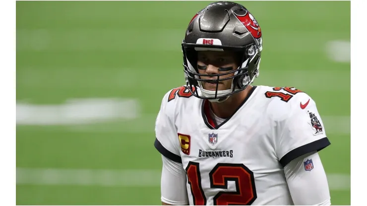 The Saints' defense picked Brady twice. (Getty)