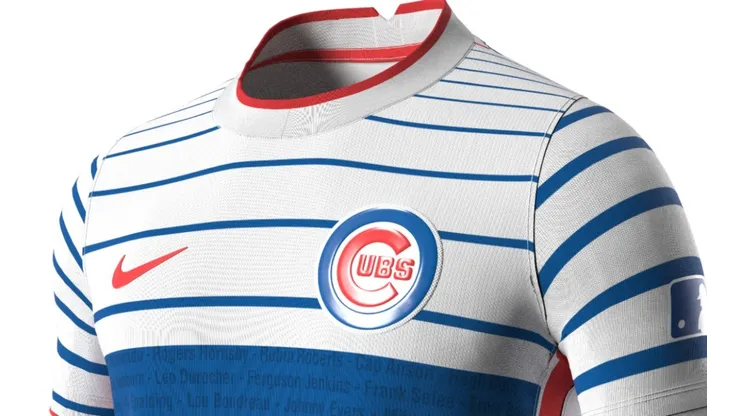 The Cubs MLB soccer jersey.