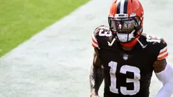 OBJ and the Browns had a tough day at Baltimore. (Getty)