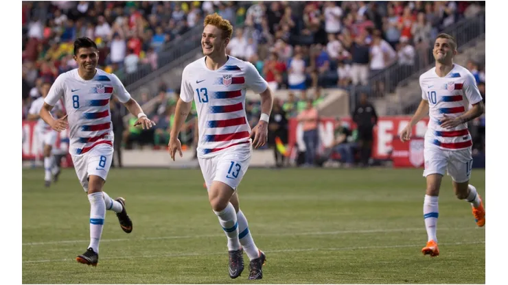 Josh Sargent, Joe Corona & Christian Pulisic. (Getty)
