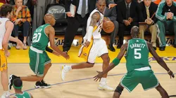 Garnett faced Kobe in the Finals in 2008 and 2010. (Getty)