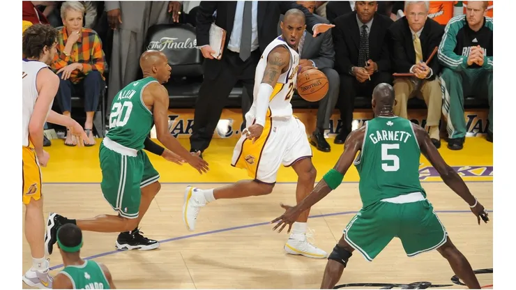 Garnett faced Kobe in the Finals in 2008 and 2010. (Getty)