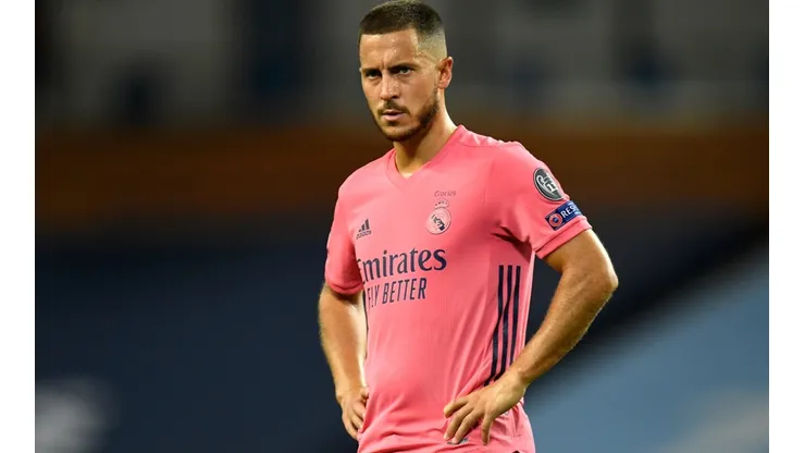 Eden Hazard of Real Madrid in action. (Getty)