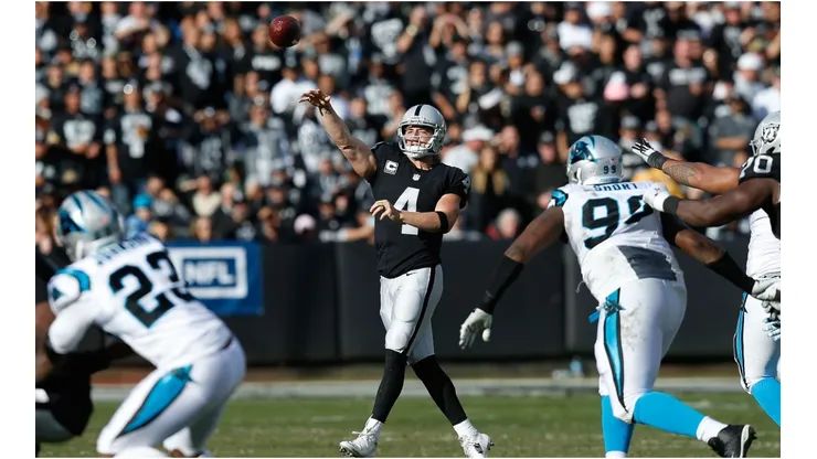 Derek Carr has a lot to prove this season. (Getty)