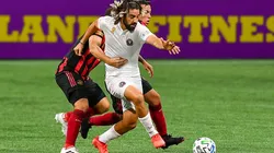 Rodolfo Pizarro gets through Atlanta United's defense. (Getty)
