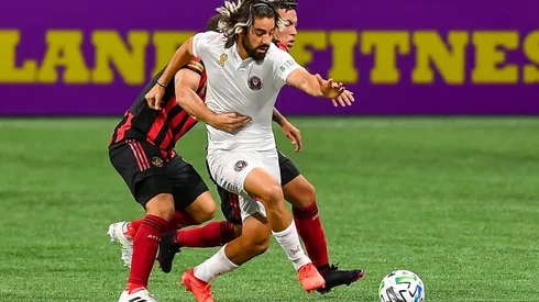 Rodolfo Pizarro gets through Atlanta United's defense. (Getty)