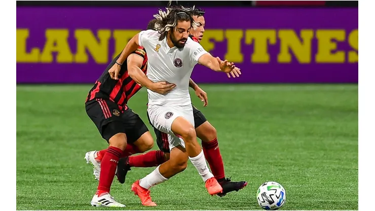 Rodolfo Pizarro gets through Atlanta United's defense. (Getty)