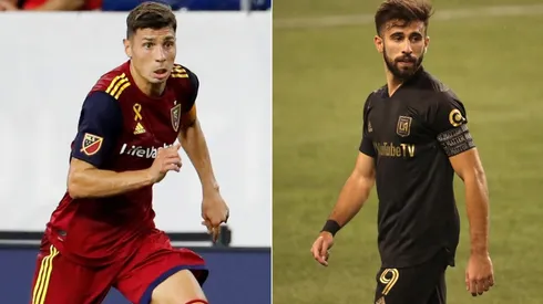 Damir Kreilach (left) and Diego Rossi. (Getty)