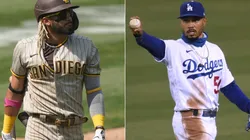 Fernando Tatís jr (left) and Mookie Betts. (Getty)